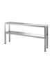 Etagere - RVS - 2 Niveaus - H 65 x 120 x 30 CM - Demontabel - G-Line