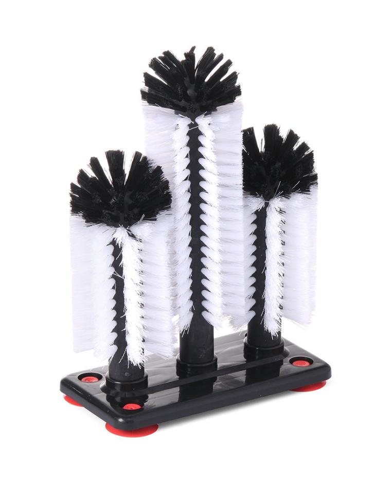 Glazenspoelborstel Hoog - Plastic - Hendi - 696040