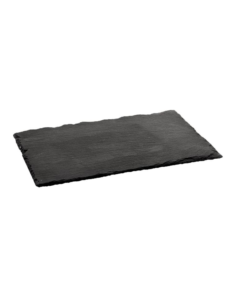 Bord - Leisteen - 20 x 10 CM - Zwart - Promoline