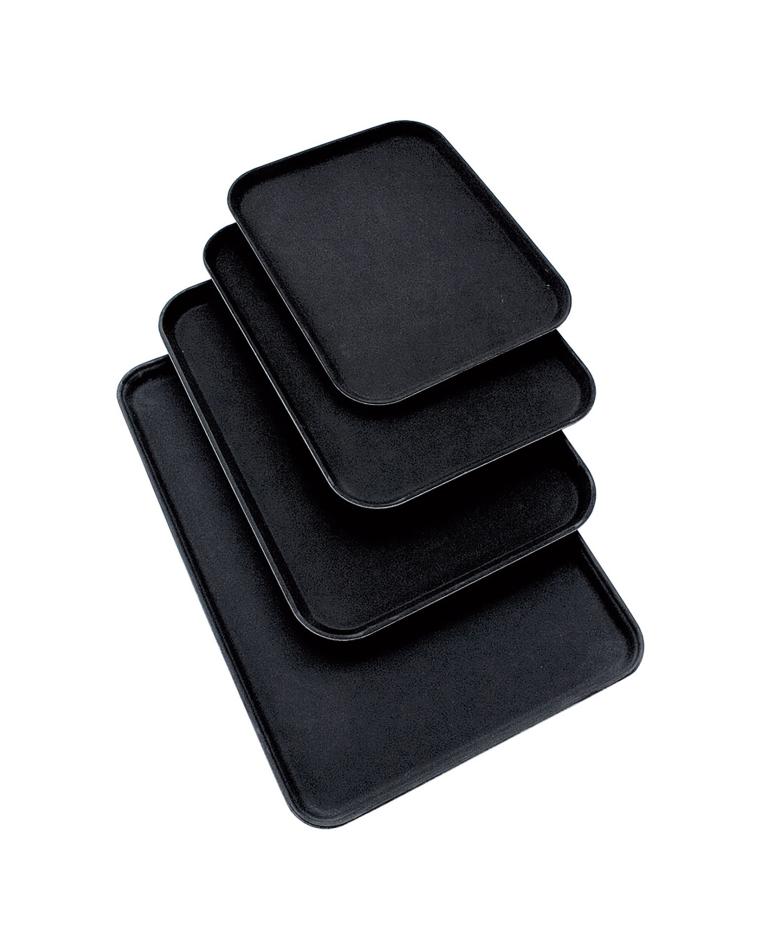 Dienblad - Zwart - Anti slip - 46 x 36 CM - Promoline