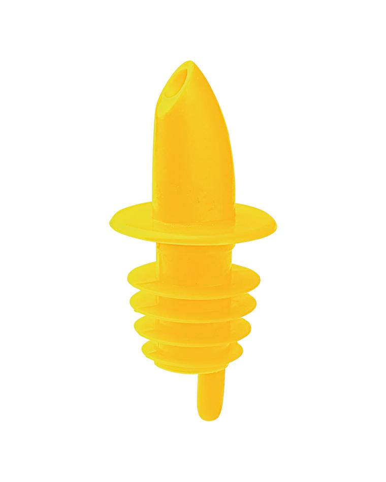 Doorschenker - 6.5 CM - Kunststof tuit - Geel - Promoline