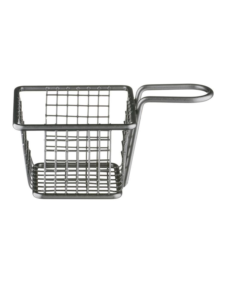 Fritesmandje - Zwart - 10 x 10 x 7 CM - Promoline