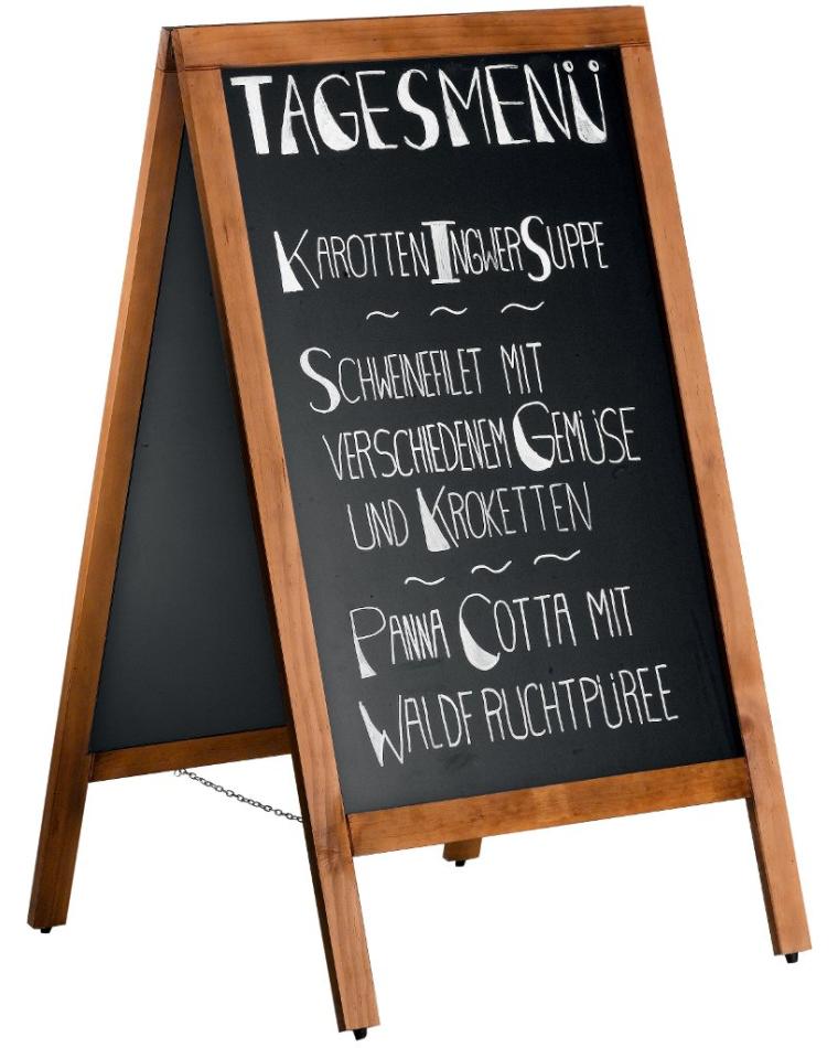 Krijtbord - 70 x 120 cm - Saro - 399-2055