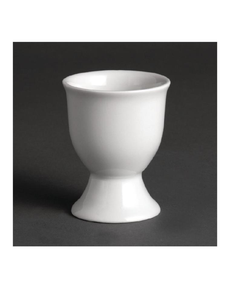 Eierdop - 12 stuks - Wit - Ø 5 x H 6.8 CM - Olympia - U814