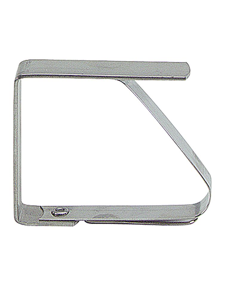Tafelklem - H 4 CM - 0.015 KG - RVS - 804002
