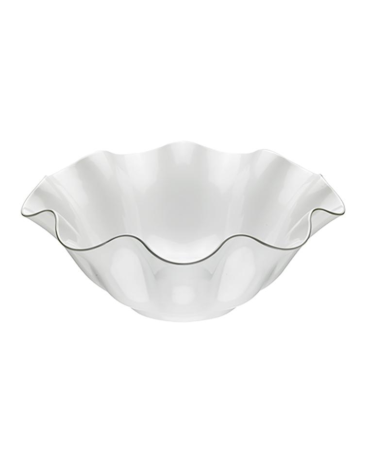 Serveerschaal - H 13.7 CM - 0.1 KG - Ø39.5 CM - Melamine - Wit - 144084