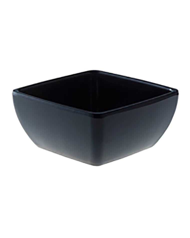 Schaal - 10 x 10 CM - 12 Stuks - Zwart - Truyts - Melamine - 523702