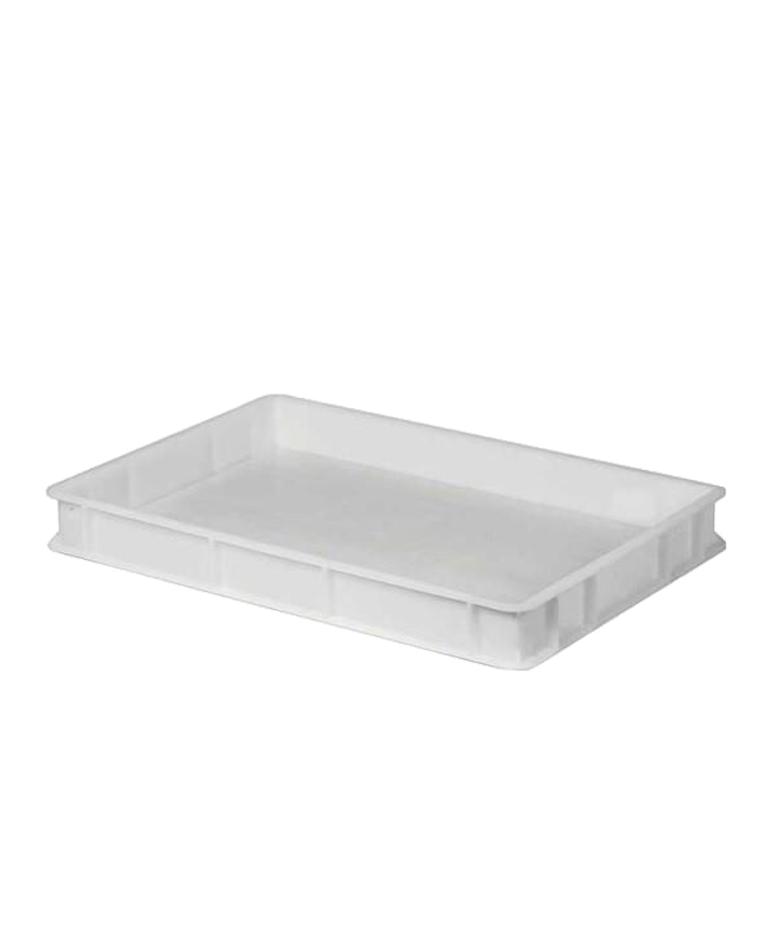 Pizzabollenbak - Deegkrat - H 7 x 60 x 40 CM - Wit - Promoline