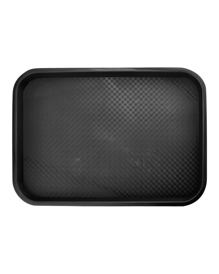 Dienblad - Fast food - 26.5 x 35 CM - Zwart - Promoline