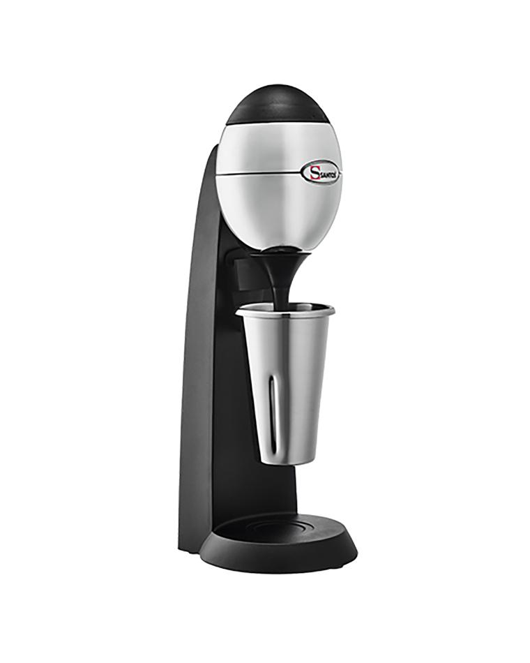 Milkshaker - H 53 x 18.2 x 18.6 CM - 6 KG - 220 - 240 V - 230 W - RVS - Zwart - 0.675 Liter - Santos - 408065