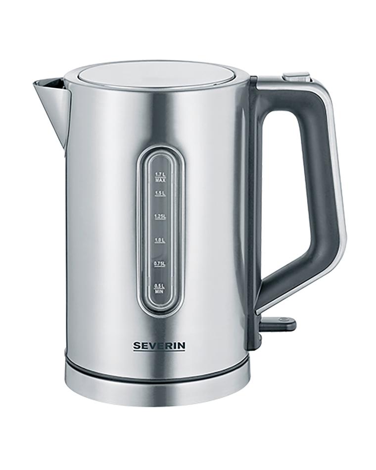 Waterkoker - H 24 x 23.5 x 14 CM - 1.053 KG - 220 - 240 V - 2400 W - RVS - 1.7 Liter - Severin - 910003