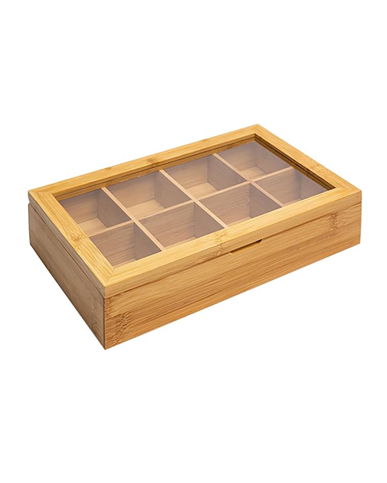 Theedoos - H 6.3 x 31.8 x 19.8 CM - 0.847 KG - Bamboe - Westmark - 081100