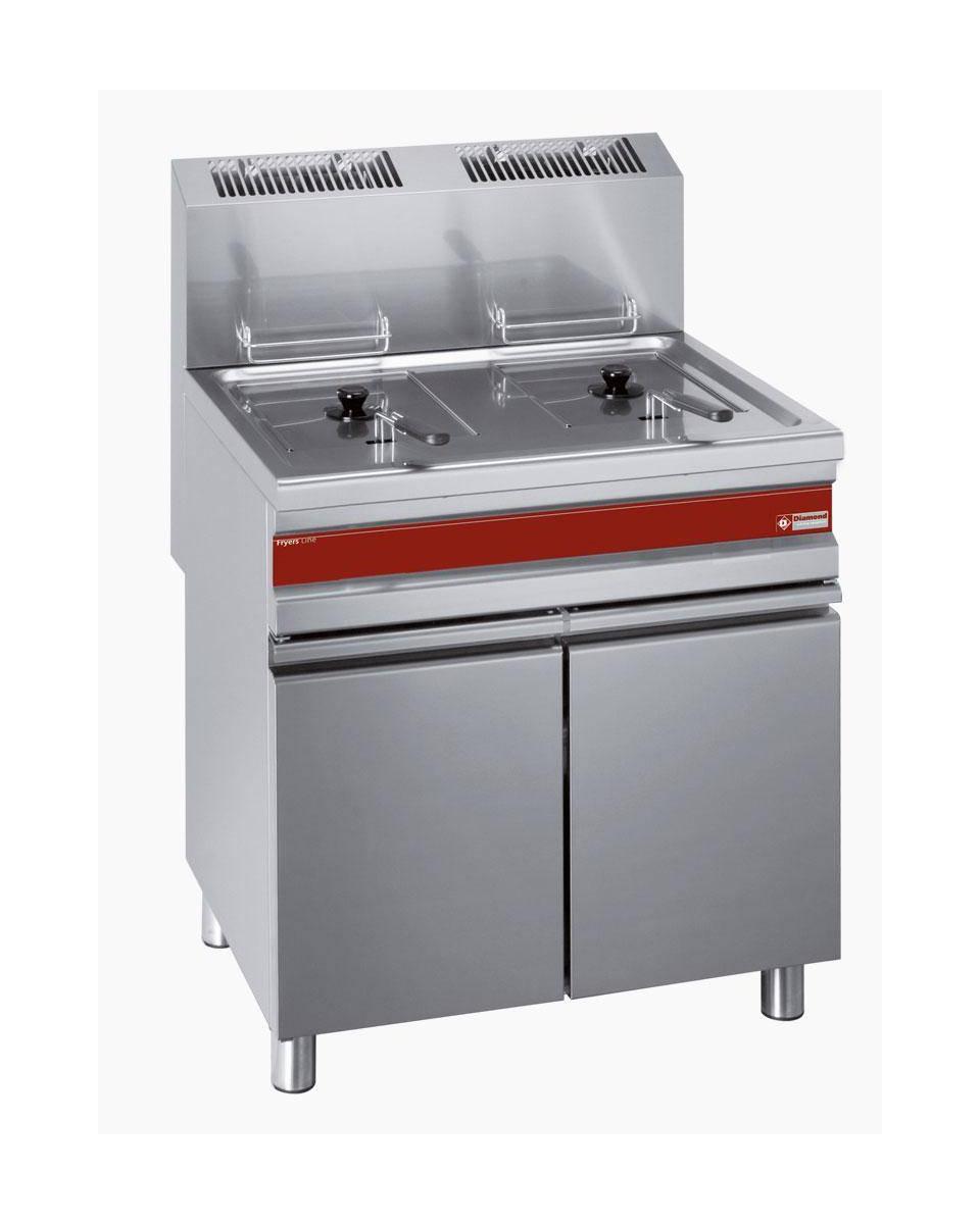 Gasfriteuse - Fryers Line - 2 x 15 Liter - Op kast - Diamond - F15+15G/M