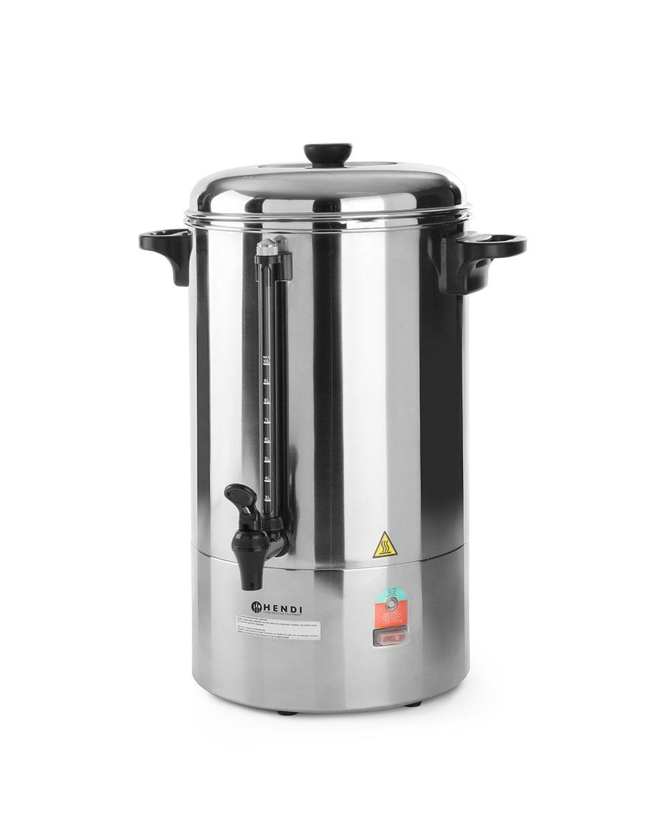 Koffie percolator - 10 liter - Enkelwandig - Hendi - 208106