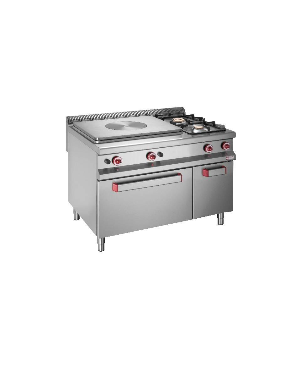 Gasfornuis - Gasoven - 2 Pitten - Doorkookplaat - Diamond - G9/T2BFA12