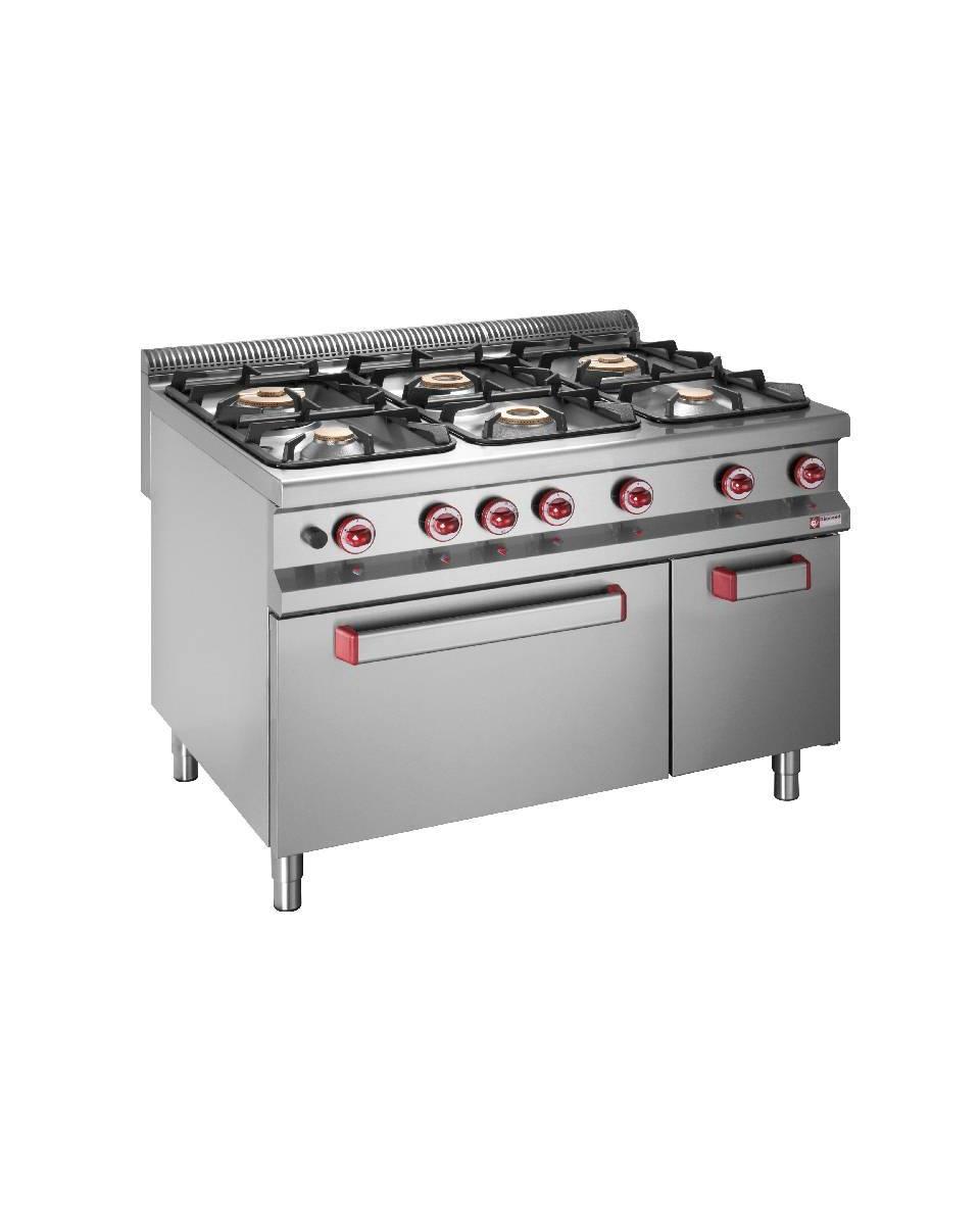 Gasfornuis - Gasoven - 6 Pitten - Diamond - G9/6BFA12