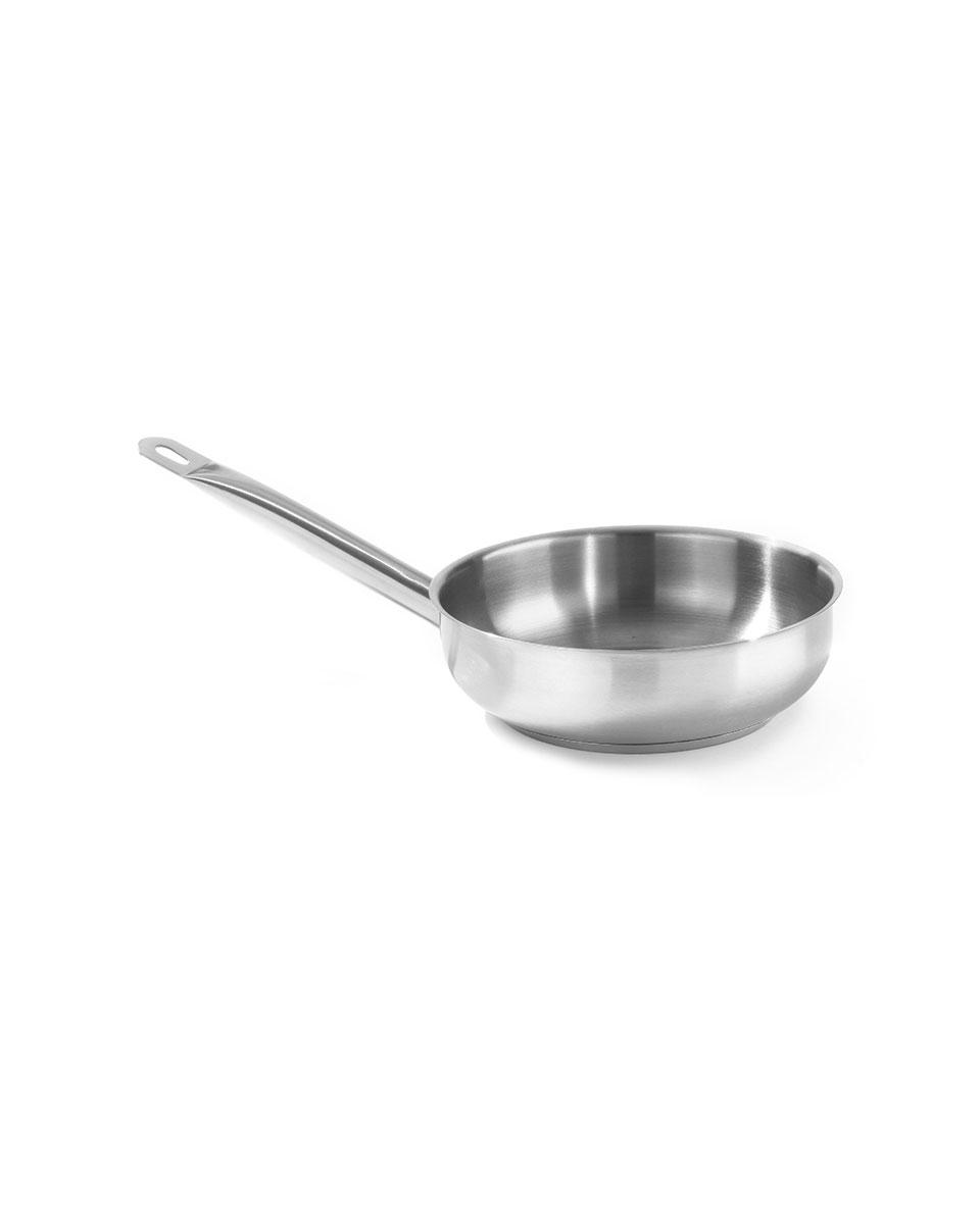 Sauteuse - zonder deksel - RVS - H 7.5 X 21 X 39.5 CM - Hendi - 839409