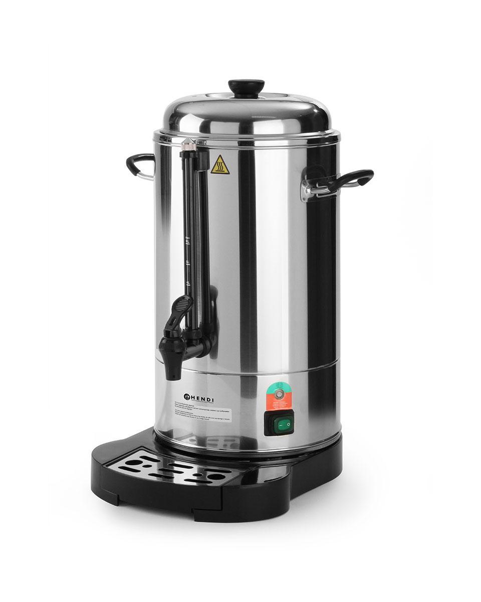 Koffie percolator - 6 liter - Dubbelwandig - Hendi - 211106