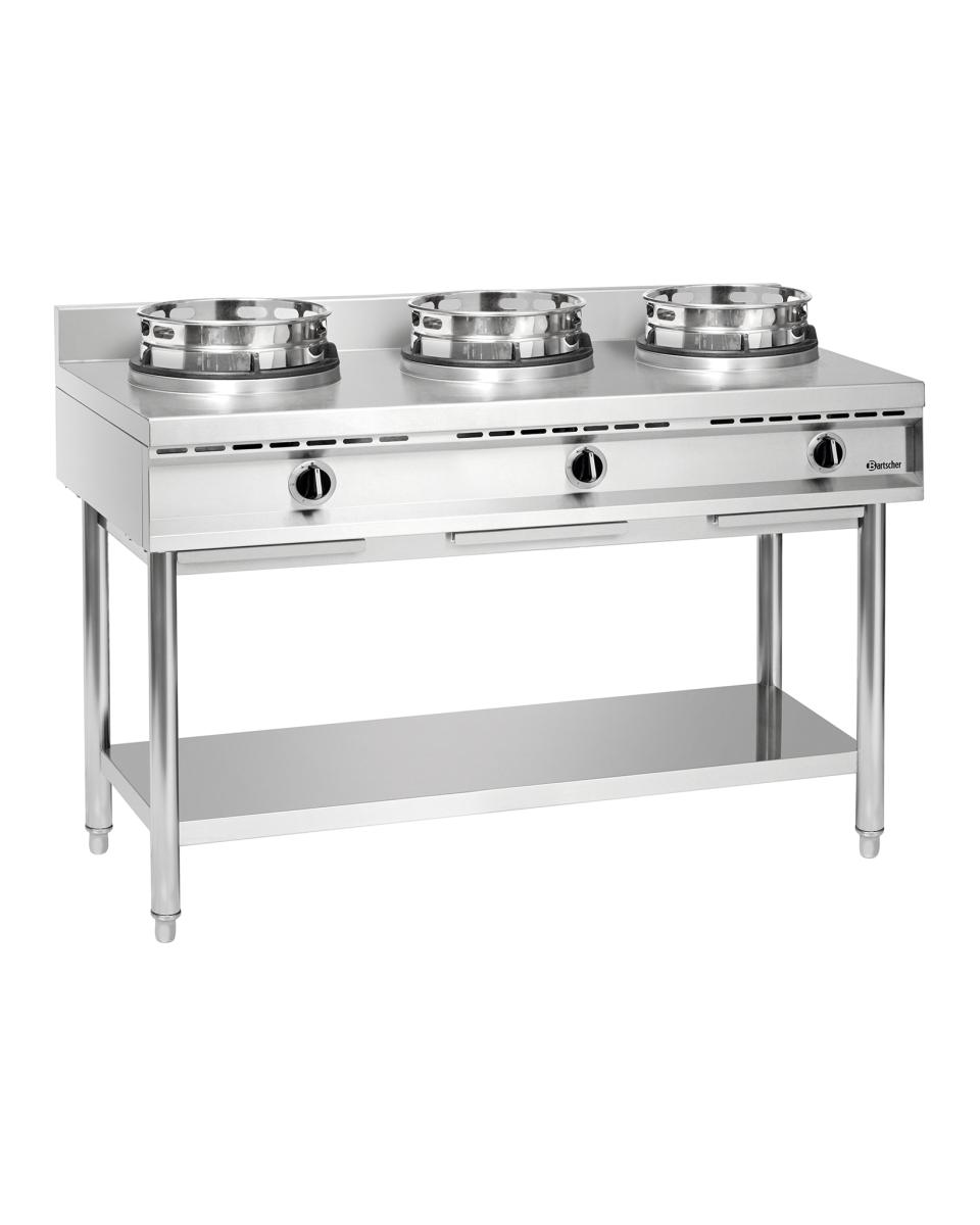 Wok gasfornuis - 3 Branders - Bartscher - 1053103