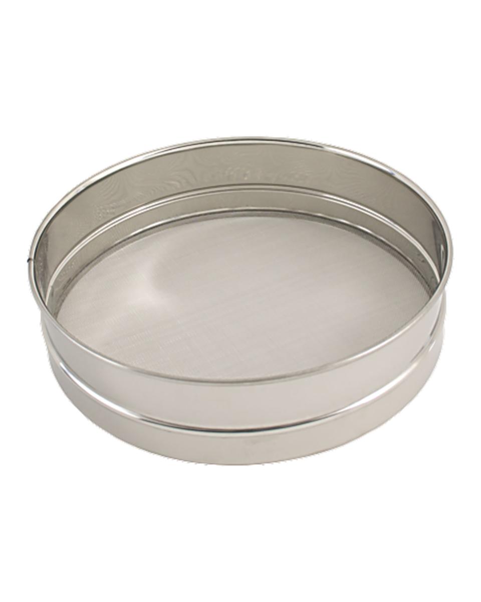 Bakkers zeef - RVS - 1mm mazen - Ø25 x H 7.5 CM - Promoline