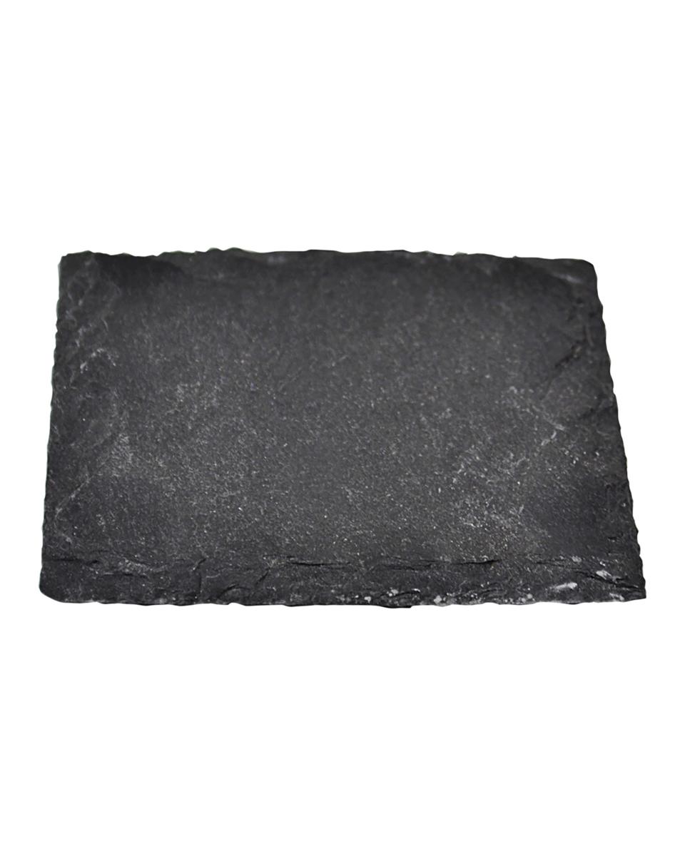 Bord - Leisteen - 10 x 10 CM - Zwart - Promoline