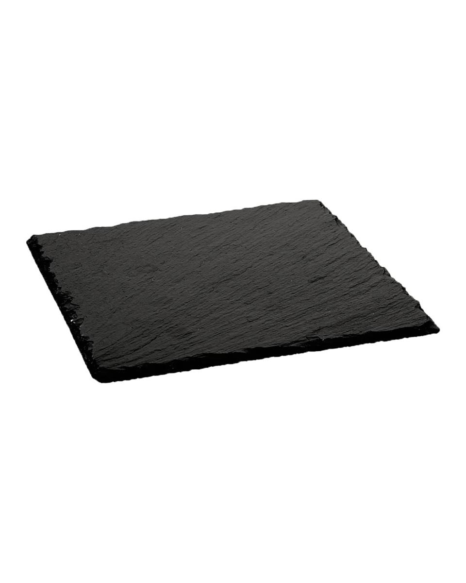 Bord - Leisteen - 30 x 30 CM - Zwart - Promoline
