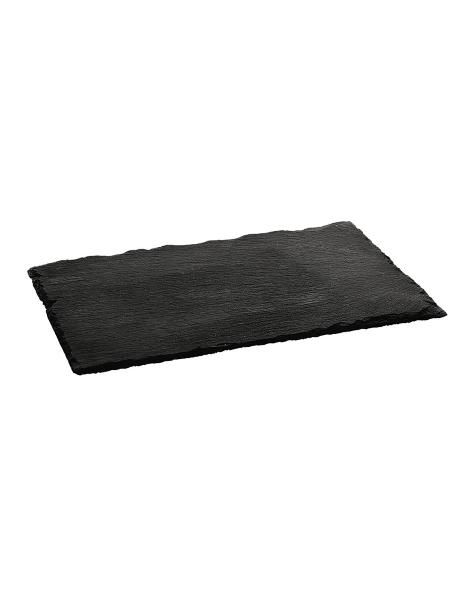 Bord - Leisteen - 40 x 25 CM - Zwart - Promoline