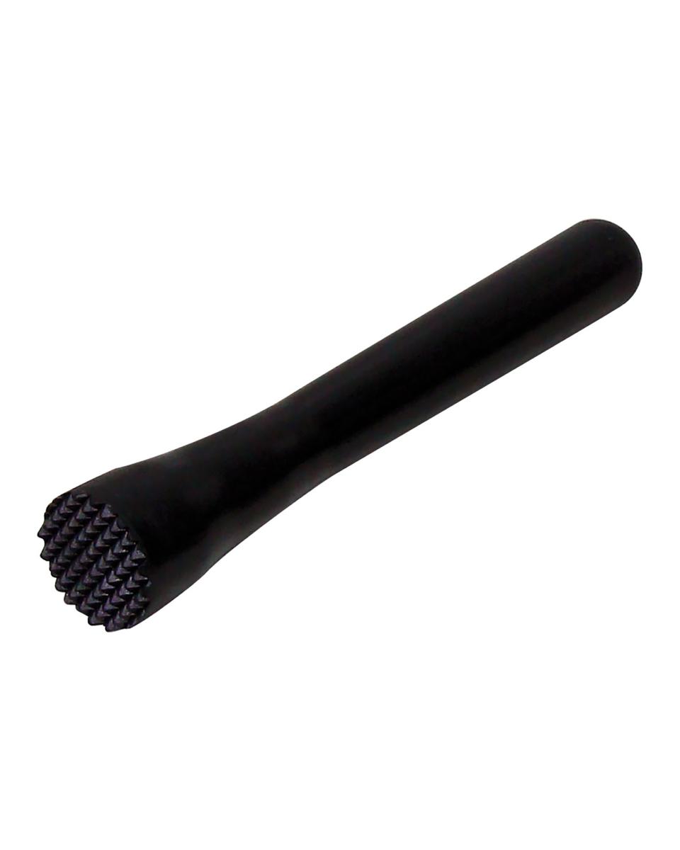 Cocktailstamper / Muddler - kunststof - Zwart - 21 cm - Promoline