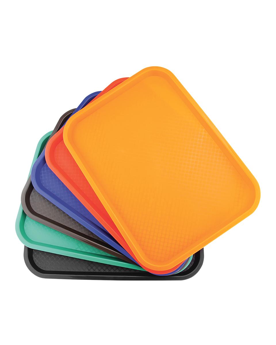Dienblad - Fast food - 26.5 x 35 CM - Rood - Promoline