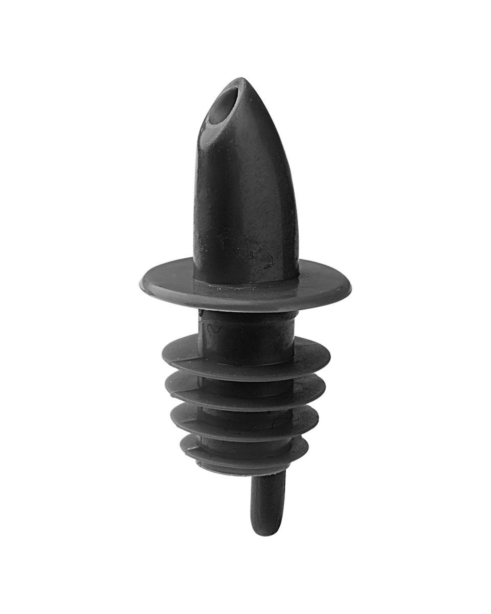 Doorschenker - 6.5 CM - Kunststof tuit - Zwart - Promoline