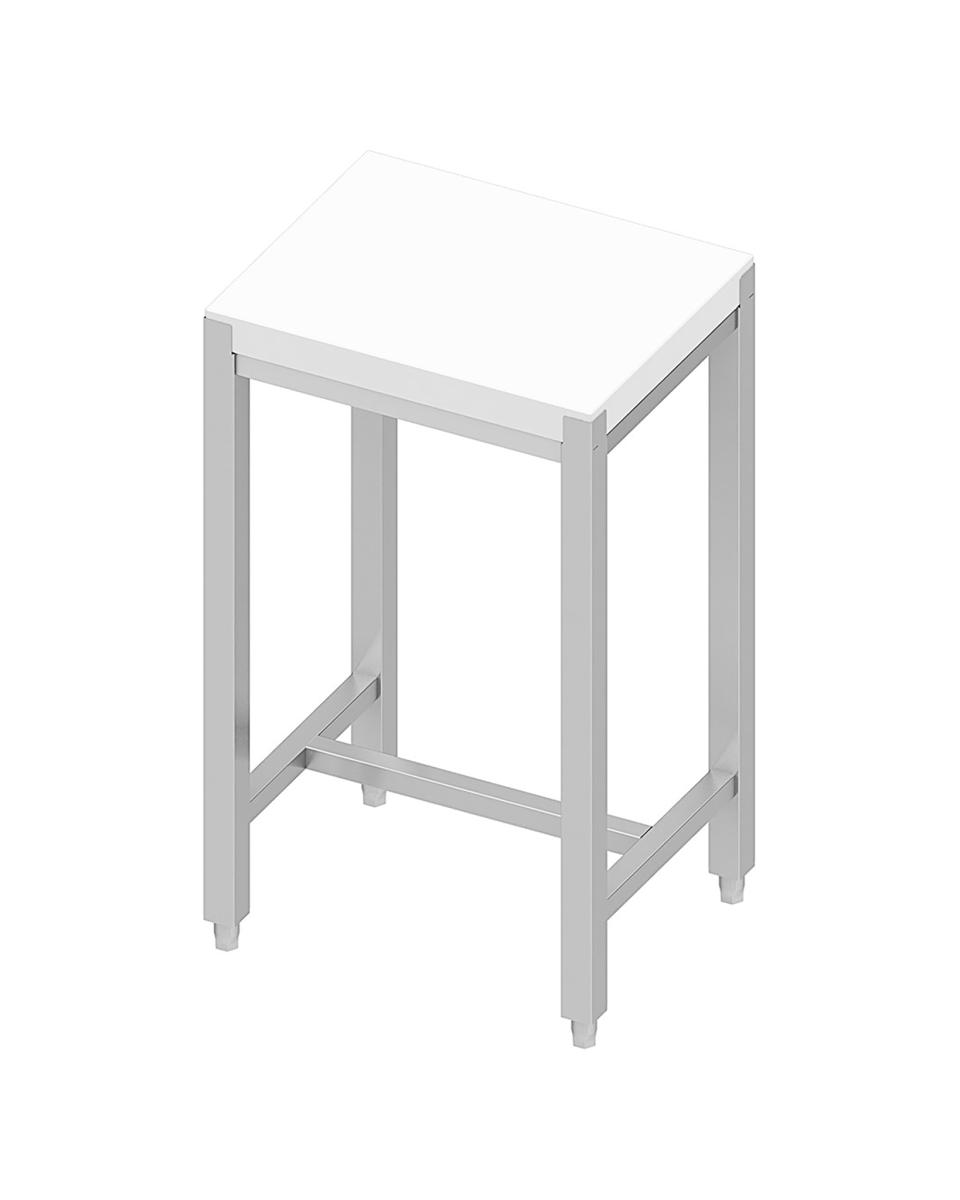 Hakblok - RVS frame - Polyethyleen - 50 x 40 x 85 CM - Promoline