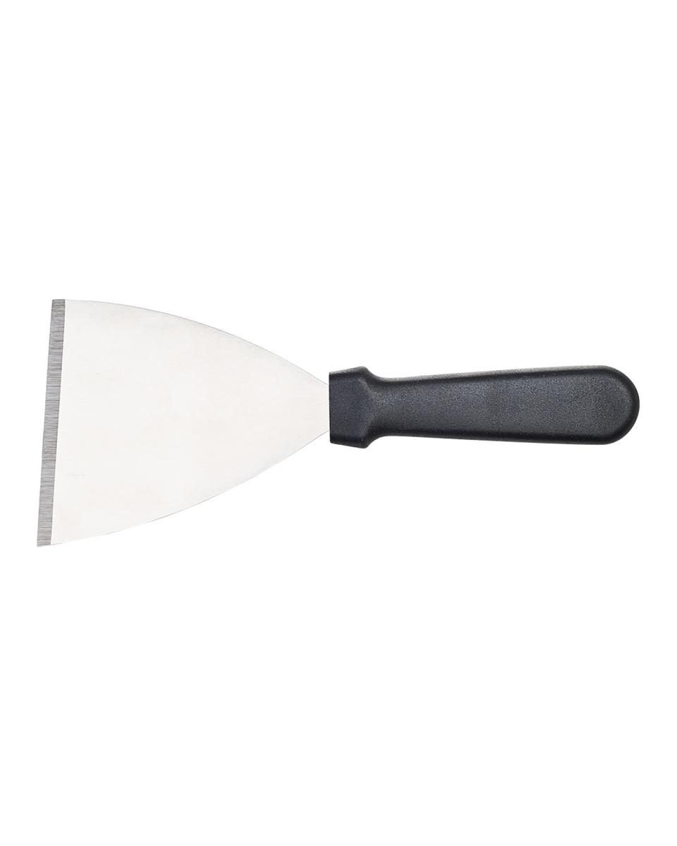 Plaatmes - 12 CM - RVS - Kunststof handvat - Promoline