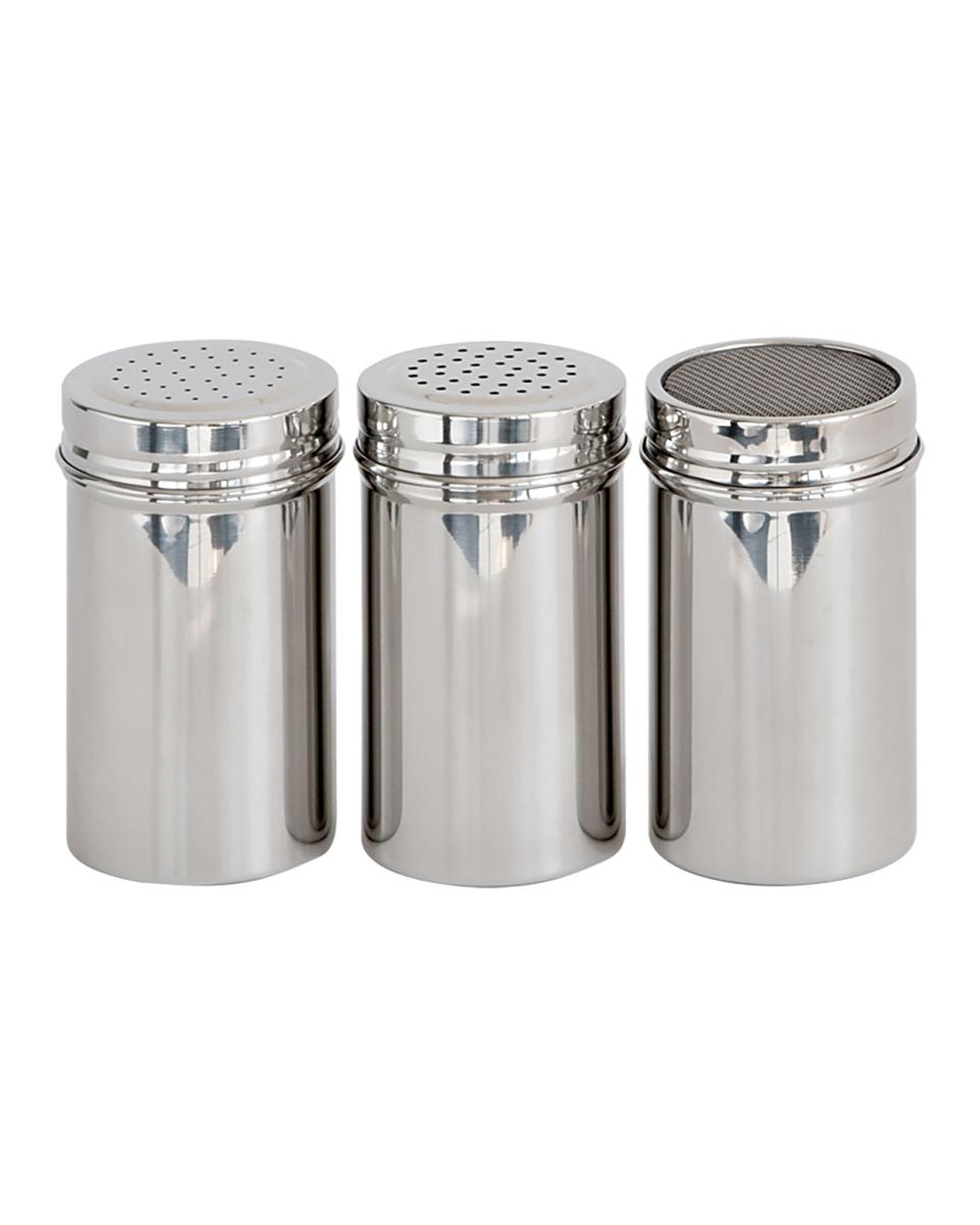 Poedersuikerstrooier - 13 CM - RVS - Promoline