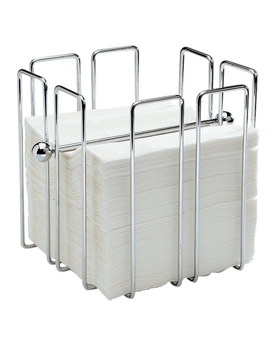 Servethouder - Verchroomd - H 19 x 19 x 19 CM - Promoline