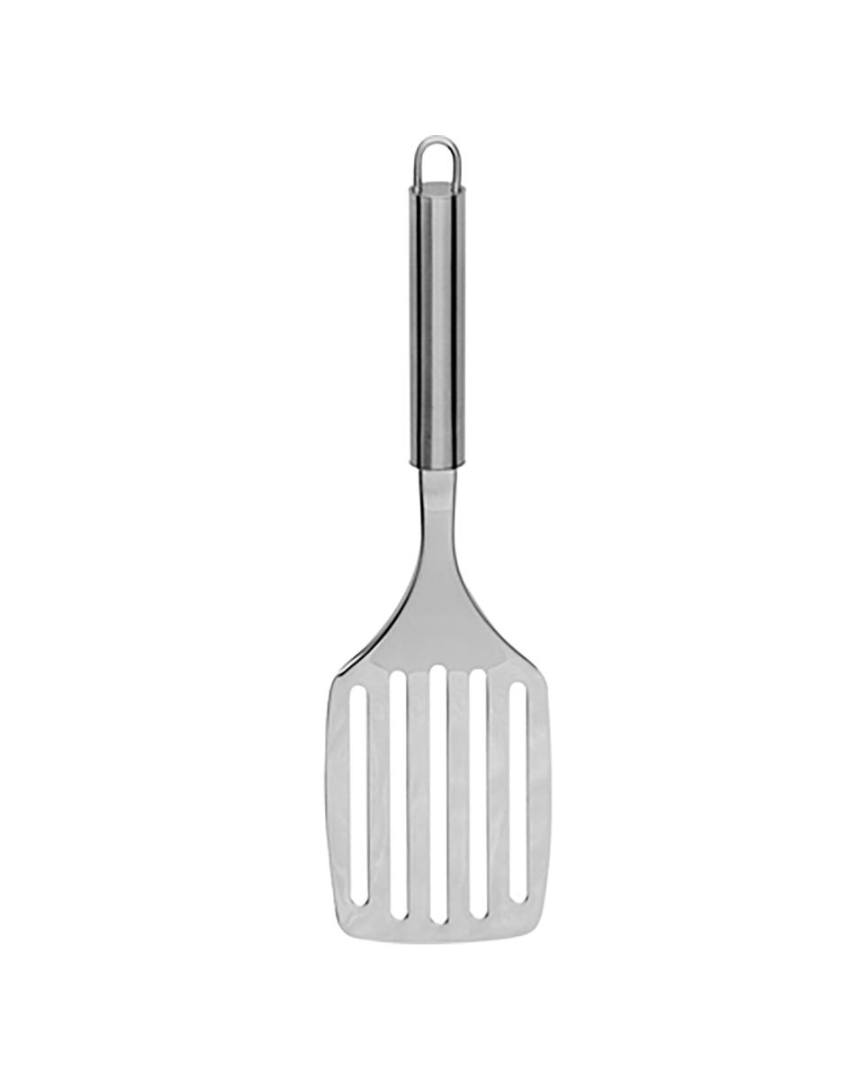 Spatel - 32 CM - RVS - Met sleuven - Promoline