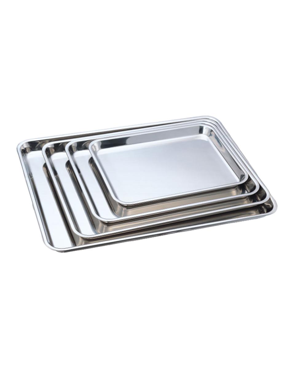 Vitrineschotel - 34 x 26 CM - RVS - Promoline