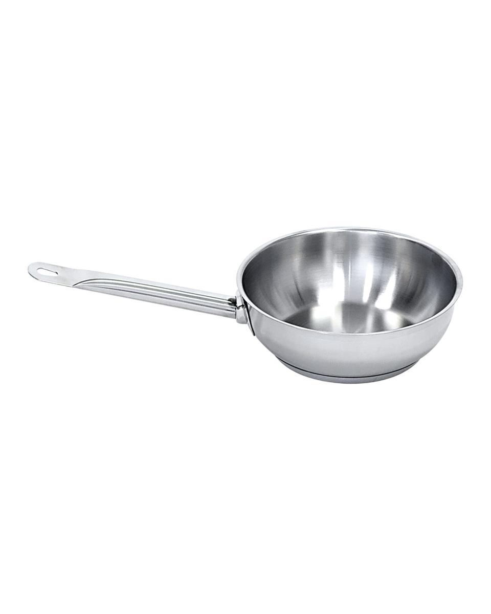 Sauteuse - Ø24 x H 7.5 CM - RVS - Zonder deksel - 2.2 Liter - Promoline