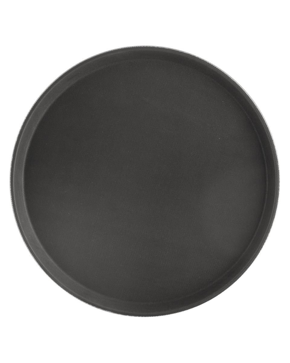 Dienblad - Anti Slip - Ø35.5 CM - Zwart - Promoline