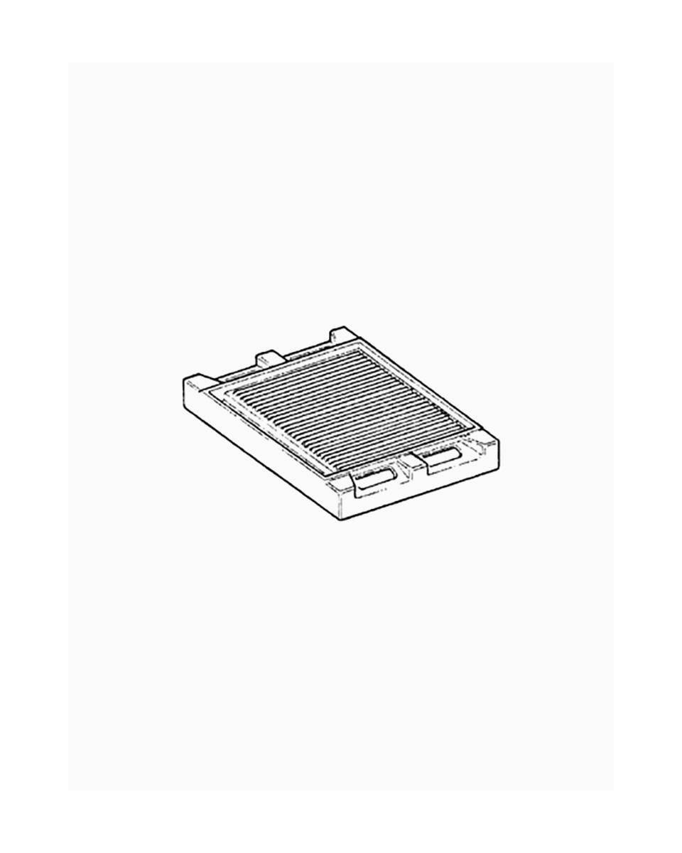 Grillplaat gasfornuis - 900 Line - 1 brander - Geribbeld - Diamond - A99/PR1F-N