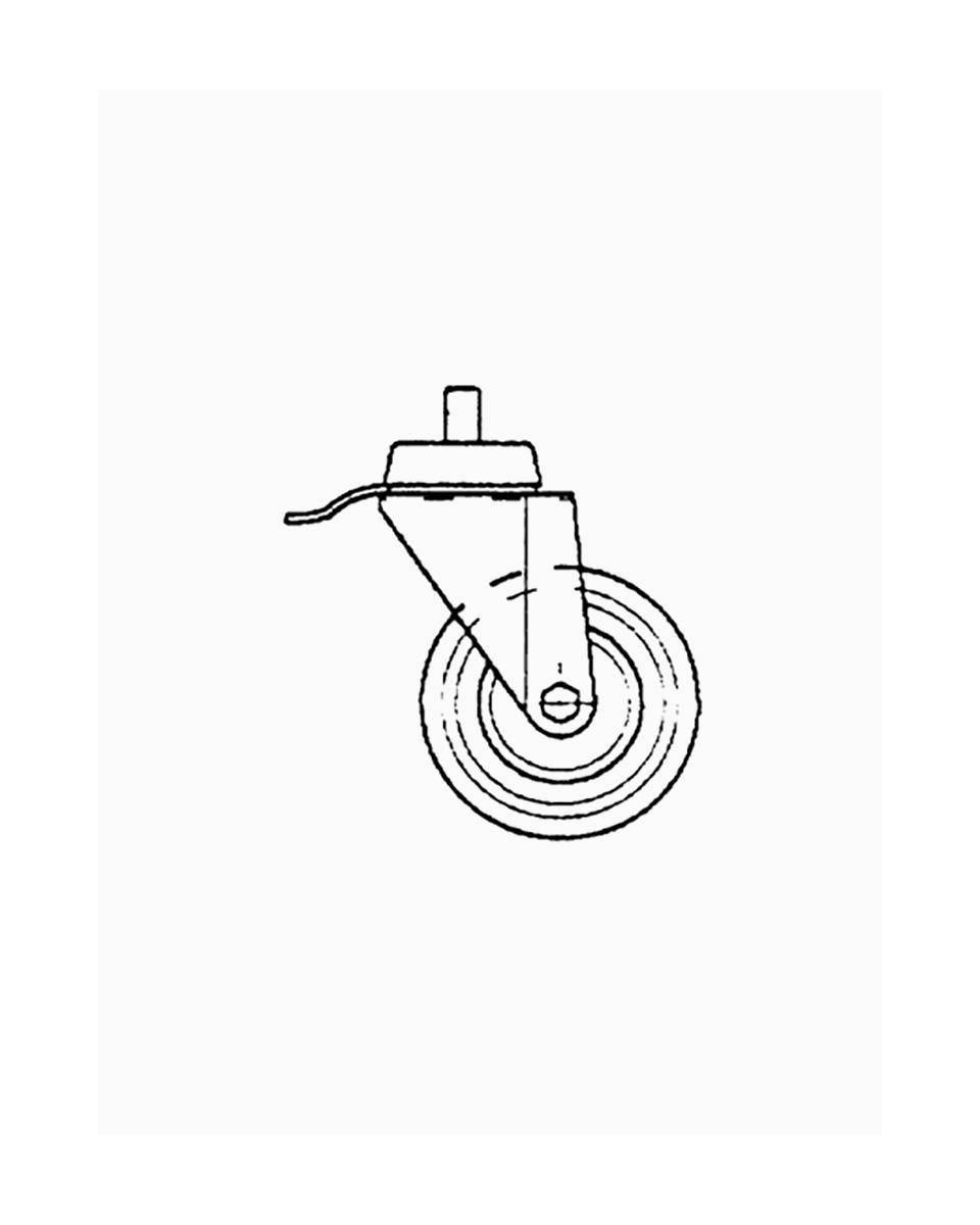 Wiel - 900 Line - Ongeremd - Ø10 CM - Diamond - A99/RUX