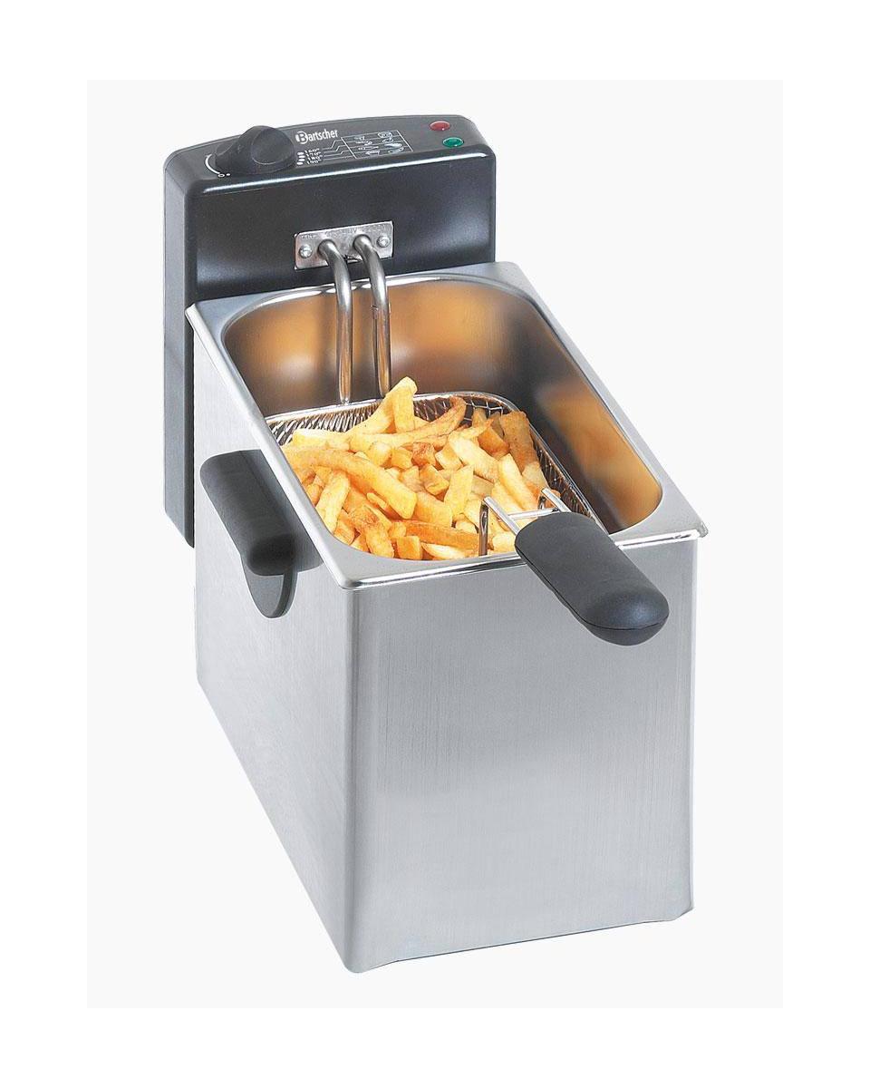 Horeca friteuse - Frituurpan - 4 liter - Bartscher - A165110
