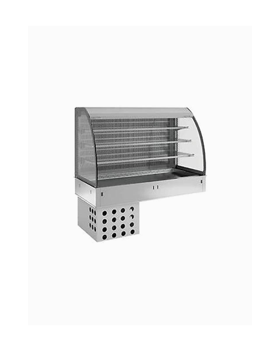 Uitstalvitrine - Wandmodel - 3 Niveaus - Gekoeld - Geventileerd - 4 x 1/1 GN - Diamond - DPA/BCVA315