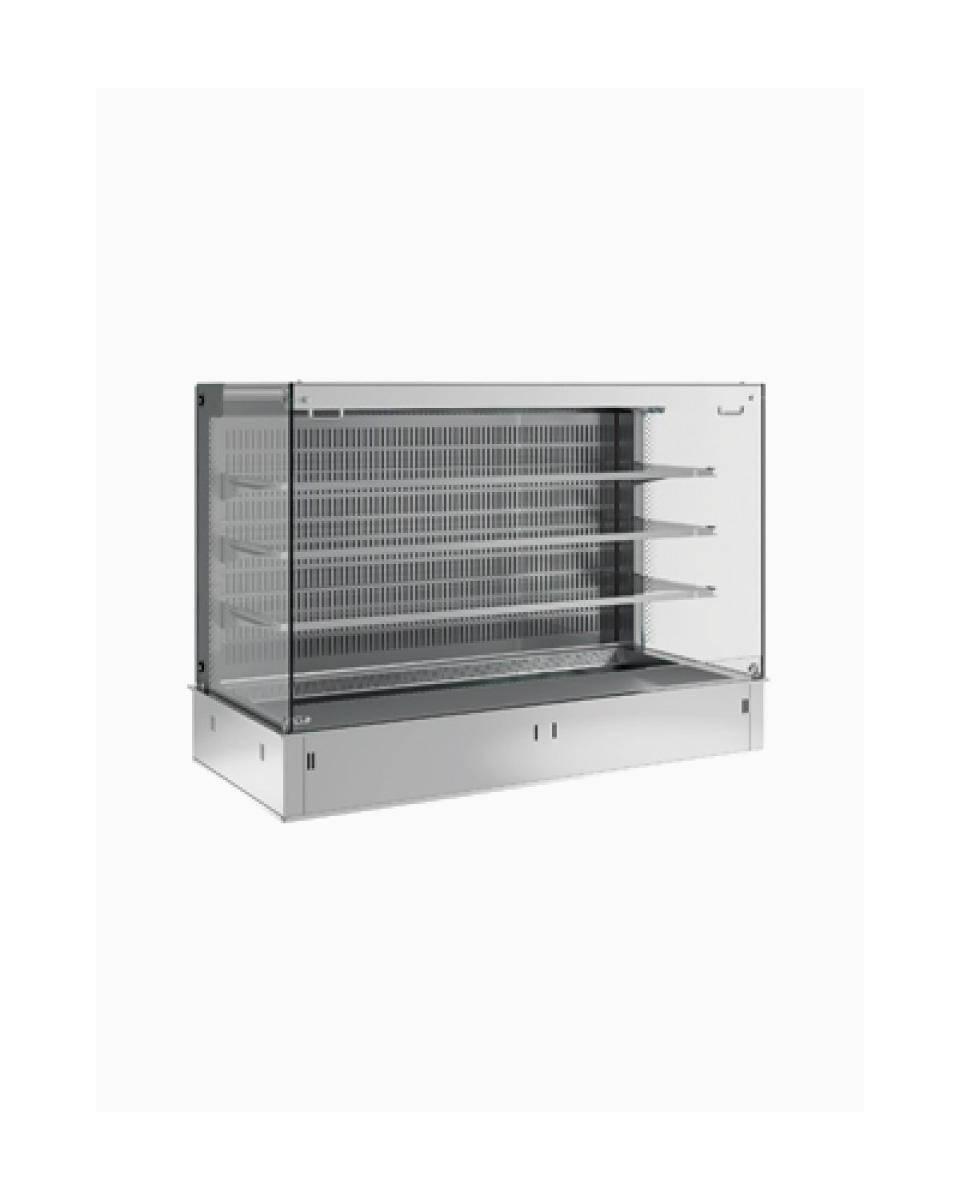 Uitstalvitrine - Wandmodel - Met kuip - 3 Niveaus - Gekoeld - Geventileerd - 3 x 1/1 GN - Diamond - DPA/CCVA312-S