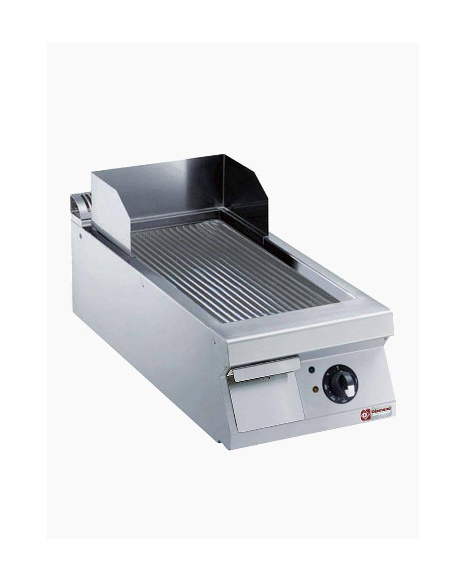 Bakplaat - Elektrisch - Geribbeld - 40 CM - Diamond - E22/PR4T-N