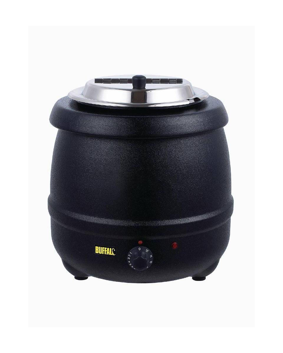 Soepketel - 10 Liter - Zwart - Ø 34.5 x H 36 CM - 230 V - Buffalo - L715