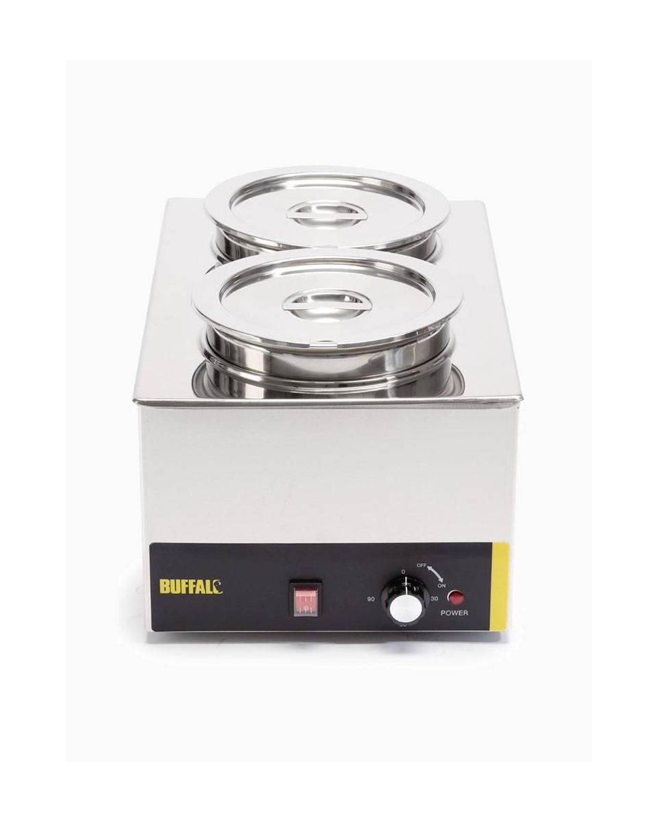 Bain marie - 10.4 Liter - H 35.5 x 34 x 58 CM - 230 V - RVS - Buffalo - S077