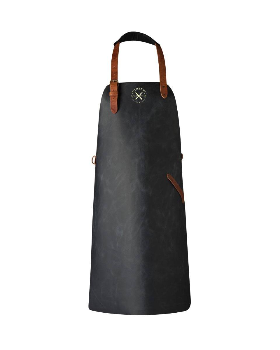 Leren schort / schorten Authentic Zwart
