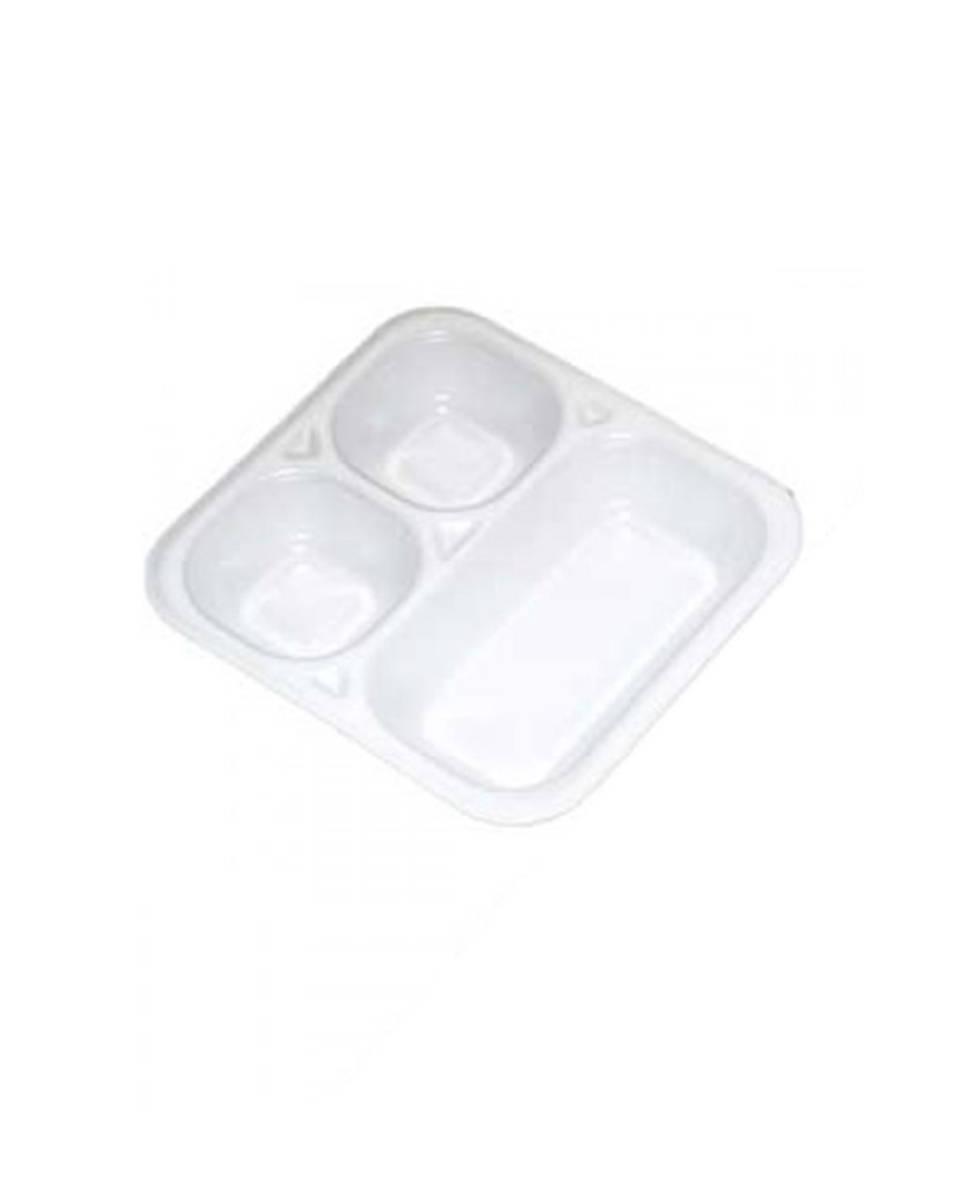Maaltijdschaal sealmachine - 3 vaks - 200 stuks - Promoline