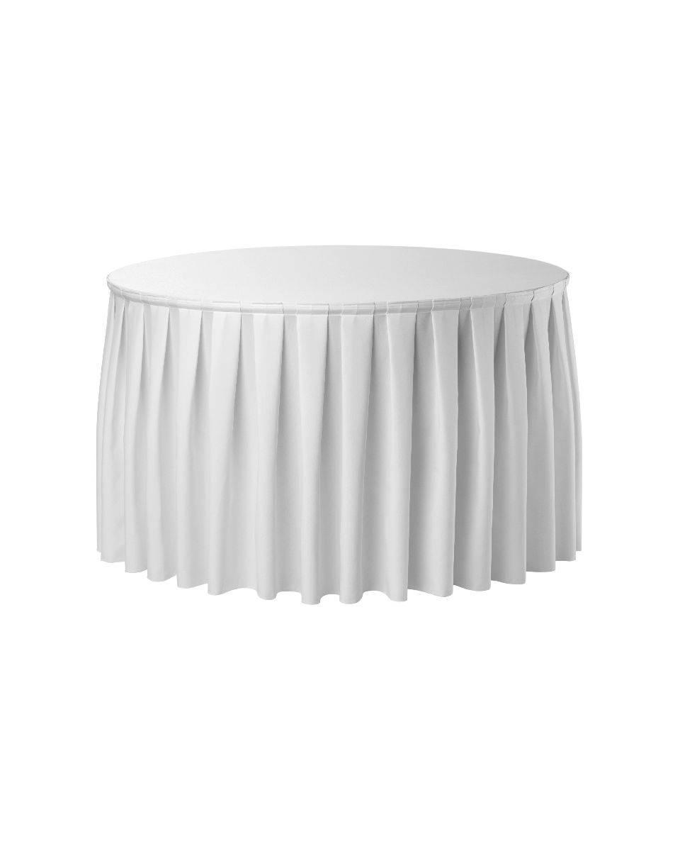 Combirok - Boxpleat - Wit - Ø122 x 73 CM - Dena - 281121
