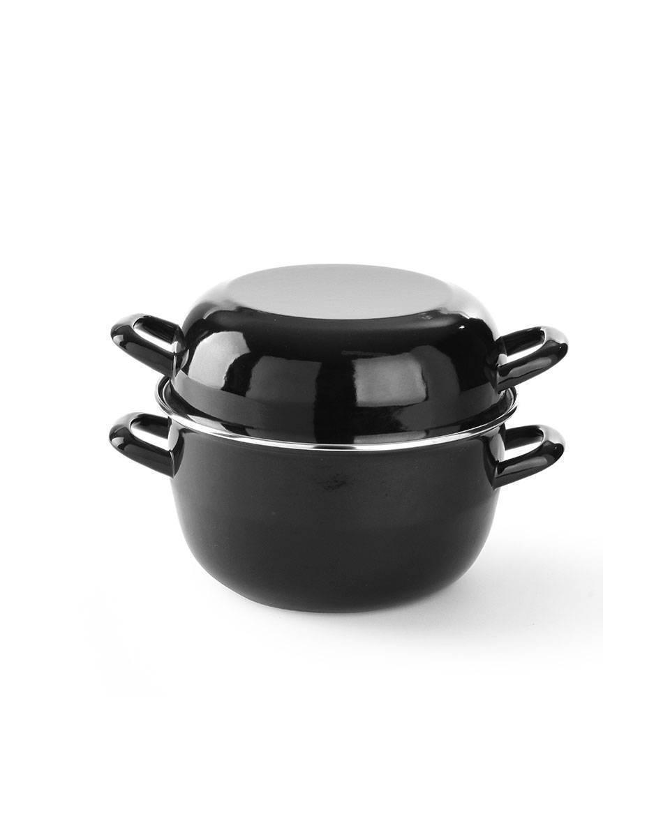 Mosselpan - Geëmailleerd - Ø24 cm - Promoline